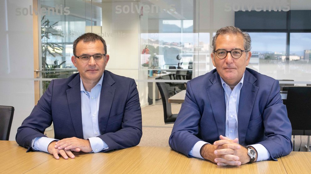 Toni Bosch y Juan Carlos Canudo de Solventis.