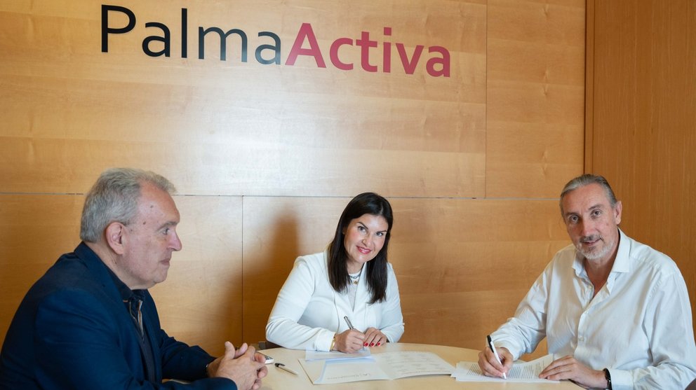 PalmaActiva firma un acuerdo de colaboración con la empresa Brillosa.