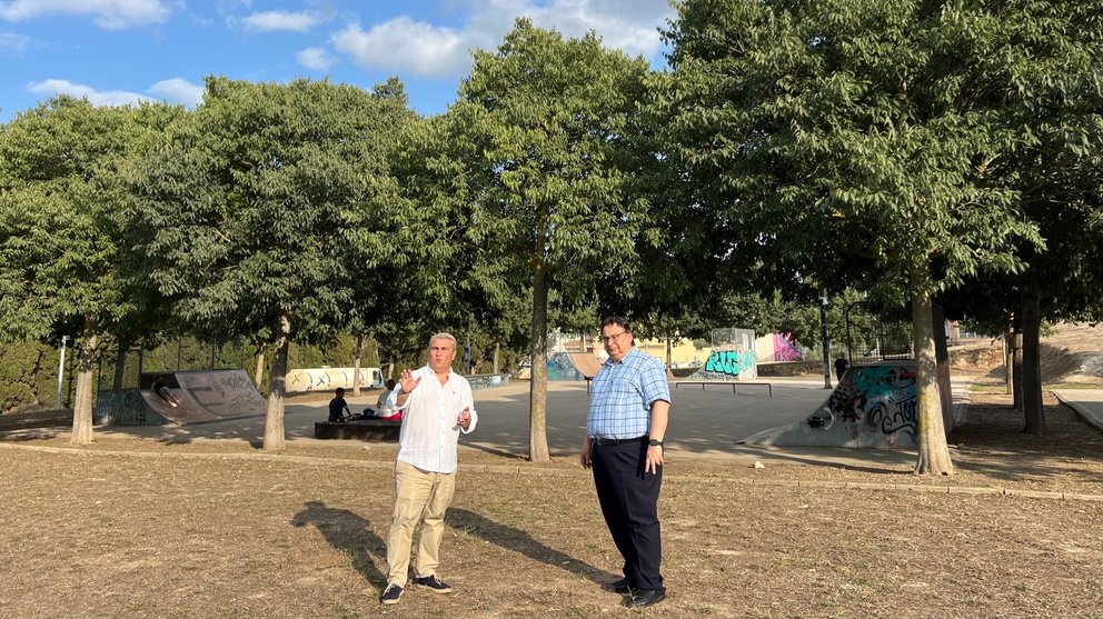 Imagen del alcalde de Inca, Virgilio Moreno, y del concejal de Urbanismo, Andreu Caballero, visitando las instalaciones.