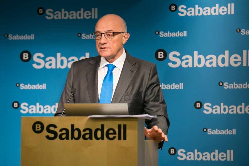  Josep Oliu, presidente de Banco Sabadell. (Archivo) 