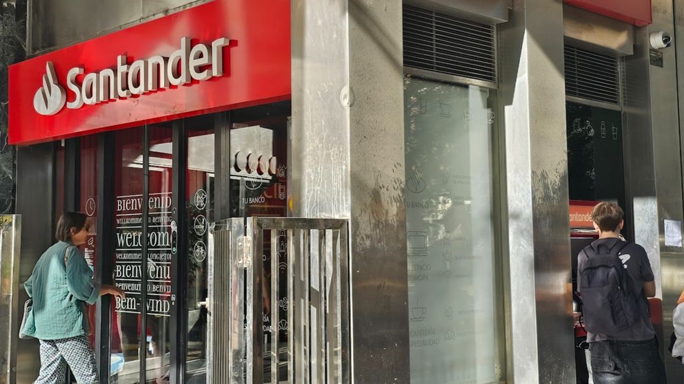 Oficina de Banco Santander en Palma.